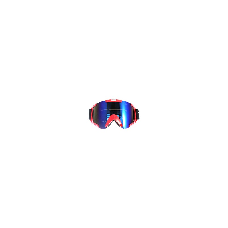 GOOGLES P/MOTO ROJO AZUL NEGRO