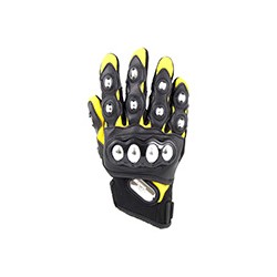 GUANTE P/MOTOCICLISTA ACERO AMARILLO XL