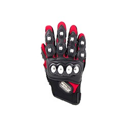 GUANTE P/MOTOCICLISTA ACERO ROJO XL