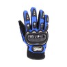 GUANTE P/MOTOCICLISTA IRON RACING STREET AZUL L