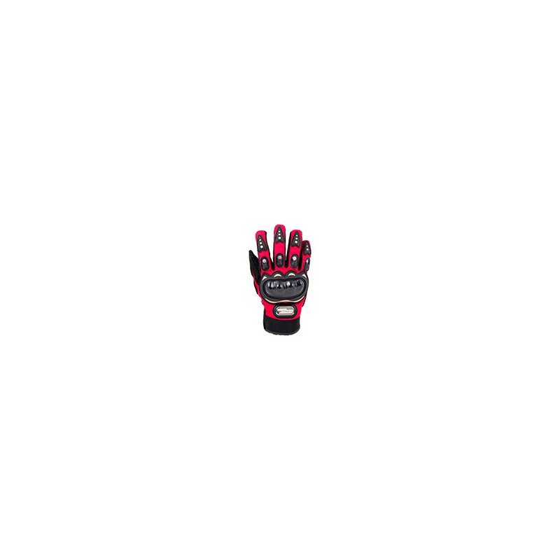 GUANTE P/MOTOCICLISTA IRON RACING STREET ROJO XL