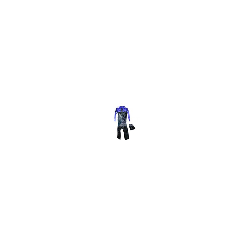 IMPERMEABLE C/PANTALON (2PZ) MSD-803 AZUL TALLA G