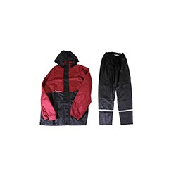 IMPERMEABLE C/PANTALON (2PZ) ROJO TALLA G