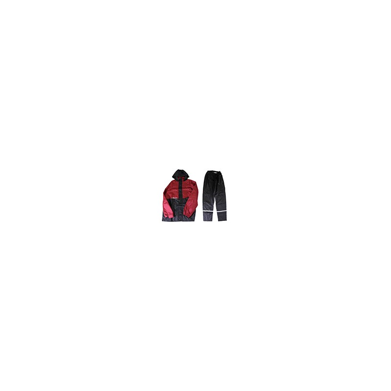 IMPERMEABLE C/PANTALON (2PZ) ROJO TALLA G