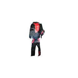 IMPERMEABLE C/PANTALON RACING (2PZ) ROJO TALLA EEG