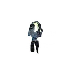 IMPERMEABLE C/PANTALON RACING (2PZ) VERDE T-EEG