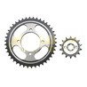 KIT ENGRANE ACERO #1045 MOTOKING 428-42T/14T AT110