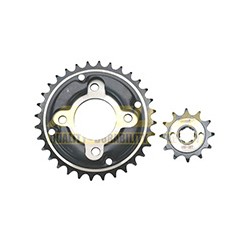 KIT ENGRANE ACERO #1045 MOTOKING 520-32T/12T TC200