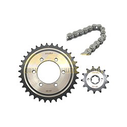 KIT ENGRANE C/CADENA 34T/13T 250Z