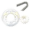 KIT ENGRANE C/CADENA 40T/14T FZ16