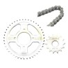 KIT ENGRANE C/CADENA 43T/14T GS125