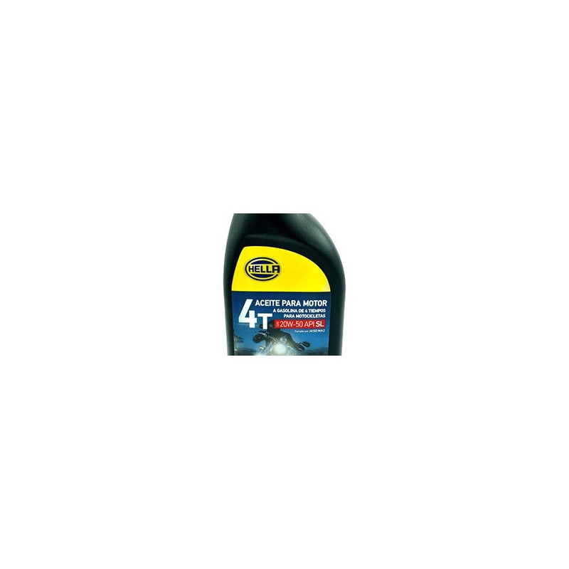 ACEITE MINERAL HELLA MOTO 4T 20W-50 SL 1L