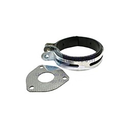 ABRAZADERA ESCAPE C/TIRAS Y EMPAQUE JGO MOTONETA