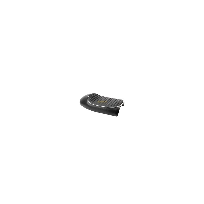 ASIENTO MOTO COMPLETO NEGRO BORDE BCO FT125