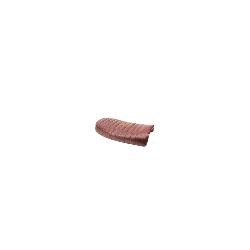 ASIENTO MOTO COMPLETO TRADIC. FLOR MARRON FT125