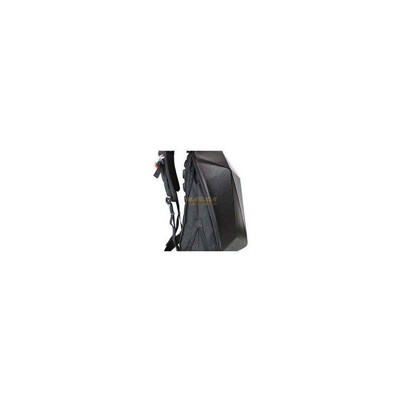 BOLSA MOCHILA IMPERMEABLE COLOR FIBRA CARBONO 30L