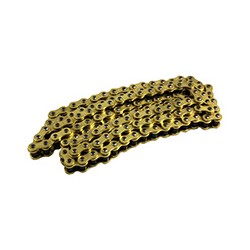 CADENA MOTO DORADA PASO 428 126 ESLAB428H-126LD