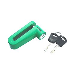 CANDADO SEGURIDAD ANTIRROBO MOTO NEON VERDE