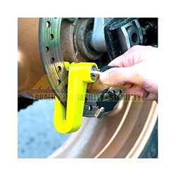 CANDADO SEGURIDAD ANTIRROBO MOTO NEON-AMARILLO