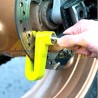 CANDADO SEGURIDAD ANTIRROBO MOTO NEON-AMARILLO