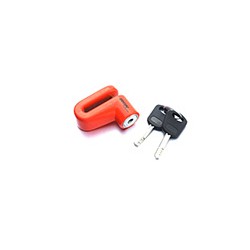 CANDADO SEGURIDAD ANTIRROBO NEON NARANJA