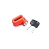 CANDADO SEGURIDAD ANTIRROBO NEON NARANJA