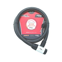 CANDADO SEGURIDAD CABLE DE ACERO ANTIROBO P/MOTO 1