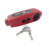 CANDADO SEGURIDAD MOTO ROJO MANIJA ANTIRROBO