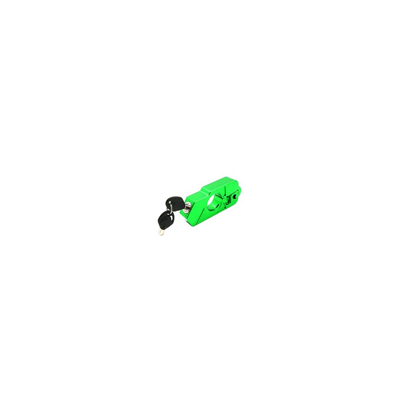 CANDADO SEGURIDAD MOTO VERDE MANIJA ANTIRROBO