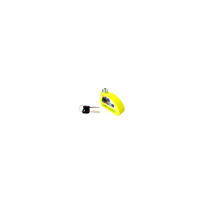 CANDADO SEGURIDAD NEON VDE ALARMA DISCO FRENO5.5MM