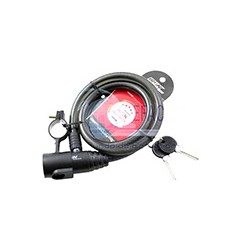CANDADO SEGURIDAD P/ BICICLETA IRON2105 12*100CM