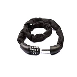 CANDADO SEGURIDAD P/CADENA ANTIRROBO P/MOTO 6*90CM