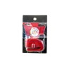 CANDADO SEGURIDAD ROJO ALARMA DISCO FRENO5.5MM