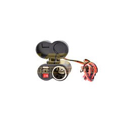 CARGADOR USB MULTI-FUNCIONAL P/MOTOCICLETA IR-3016
