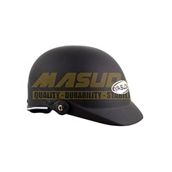 CASCO 1/2 CACHUCHA ABS CALIDAD ISO NEGRO MATE