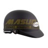 CASCO 1/2 CACHUCHA ABS CALIDAD ISO NEGRO MATE