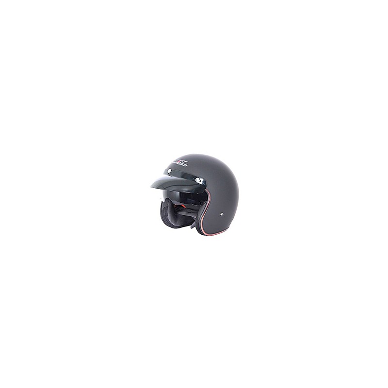 CASCO 3/4 CHOPER NEGRO MATE L IRON RACING