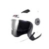 CASCO 3/4 DOBLE MICA MOD. EUROPEO BLANCO M