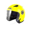 CASCO 3/4 DOBLE MICA MOD. EUROPEO NEON AMARILLO M