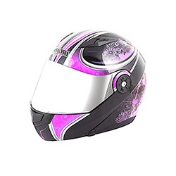 CASCO ABATIBLE DOBLE MICA APHRODITE VIOLETA (S)