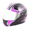 CASCO ABATIBLE DOBLE MICA APHRODITE VIOLETA (S)