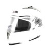 CASCO ABATIBLE DOBLE MICA BLANCO (S)