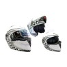 CASCO ABATIBLE DOBLE MICA BLANCO COMP. (M)