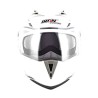 CASCO ABATIBLE DOBLE MICA BLANCO PERLA (S)