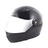 CASCO ABATIBLE DOBLE MICA NEGRO BRILLO (L)