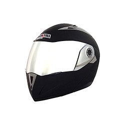 CASCO ABATIBLE DOBLE MICA NEGRO MATE (XXL)