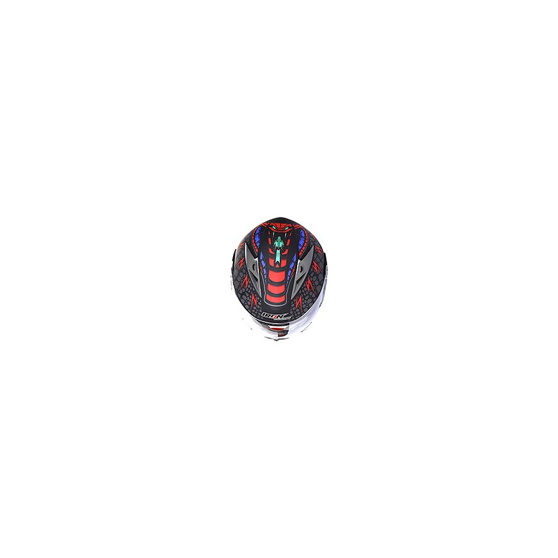 CASCO ABATIBLE IR105 DOT COBRA ROJA MATE L