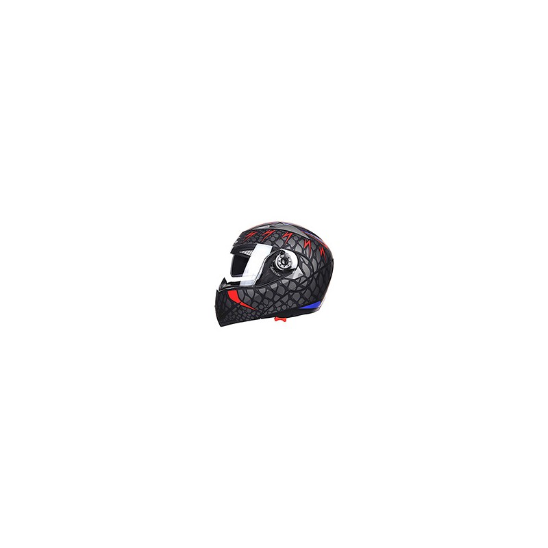 CASCO ABATIBLE IR105 DOT COBRA ROJA MATE XL