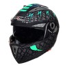 CASCO ABATIBLE IR105 DOT COBRA VERDE MATE XL