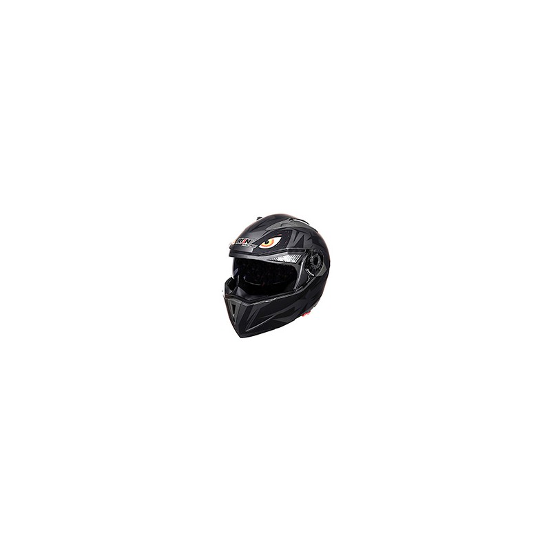 CASCO ABATIBLE IR105 DOT OJO NEGRO/GRIS L